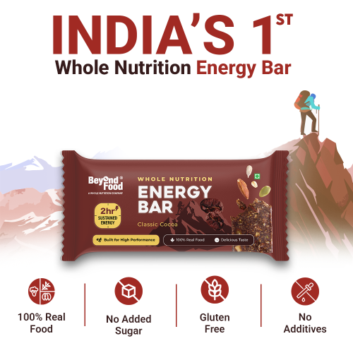 Beyond Food: Energy Bars - Classic Cocoa (Pack of 6)
