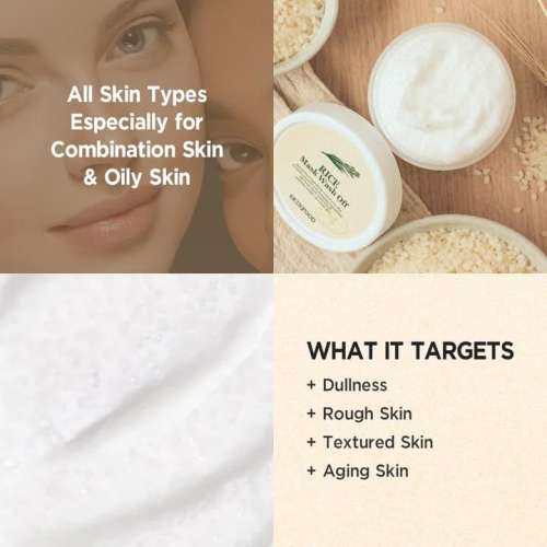Skinfood: RICE MASK WASH OFF - 120gm