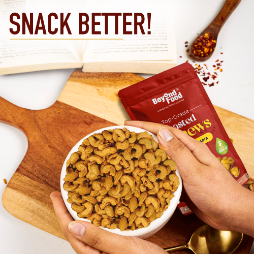 Beyond Food: Roasted Cashews - Peri Peri Masala 100g Beyond Food: Roasted Cashews - Peri Peri Masala 100g