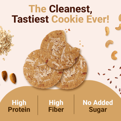 Beyond Food: Oatmeal Cookies - Coconut Crunch (Pack of 12)