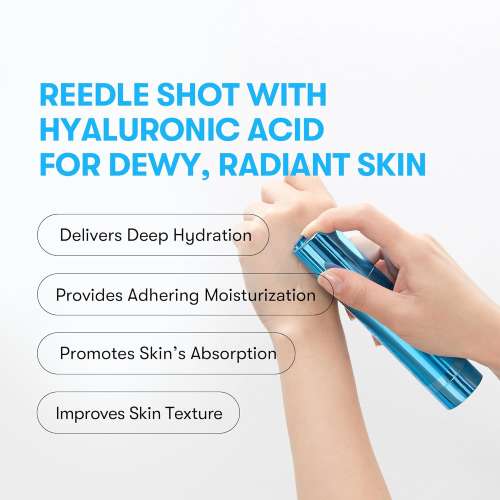 VT Cosmetics: Hydrop Reedle Shot 100hL | Intense Hydration | Micro-Needling | Moisture Boost | Skin Plumping | 50ml