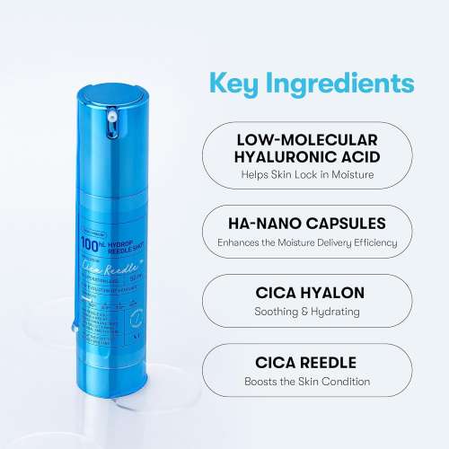 VT Cosmetics: Hydrop Reedle Shot 300hL | Intense Hydration | Intensive Micro-Needling | Deep Moisture | Skin Plumping | 50ml