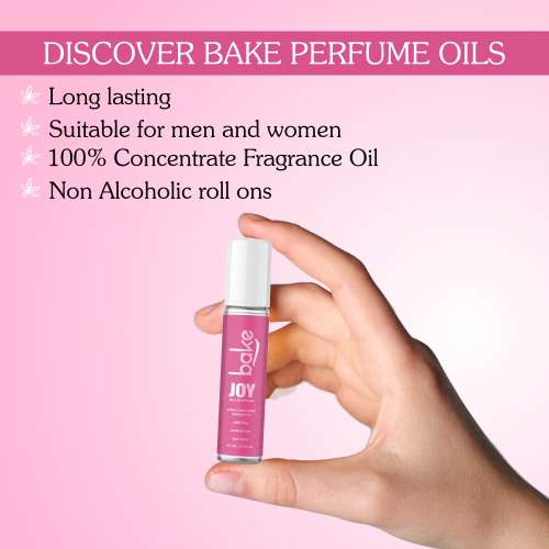 Bake Cosmetics: Joy 100% Concentrated Perfume Oil Roll-on - Peony (Unisex)