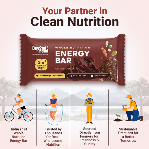 Beyond Food: Energy Bars - Classic Cocoa (Pack of 6)