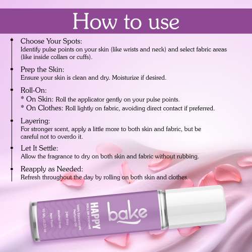 Bake Cosmetics: Happy 100% Concentrated Perfume Oil Roll-on - Black Currant (Unisex)