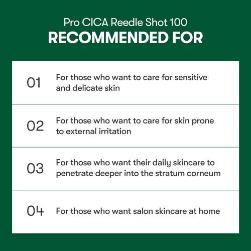VT Cosmetics: Pro Cica Reedle Shot 300 | Calming Care | Intensive Micro-Needling | Barrier Repair | Sensitive Skin | 50ml
