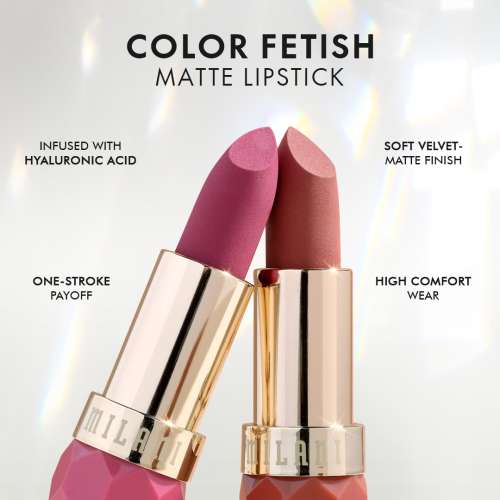 Milani: Color Fetish Lipstick Matte - Petal