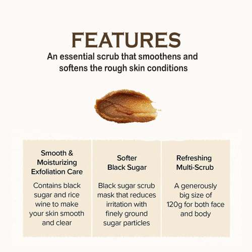 Skinfood: BLACK SUGAR PERFECT ESSENTIAL SCRUB 2X