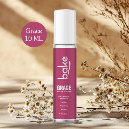 Bake Cosmetics: Grace 100% Concentrated Perfume Oil Roll-on - White Oud (Unisex)