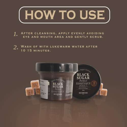 Skinfood: BLACK SUGAR PERFECT ESSENTIAL SCRUB 2X