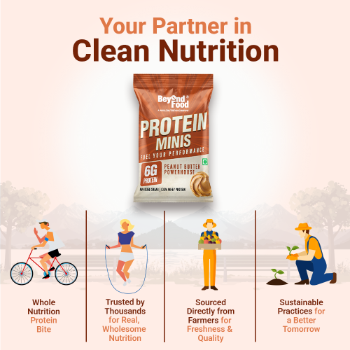Beyond Food: Protein Minis - Peanut Butter (Pack of 6)