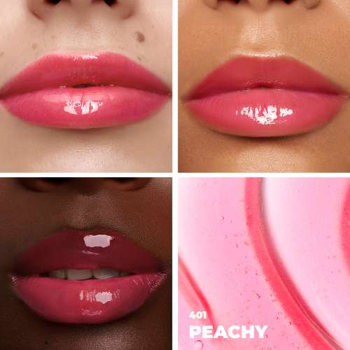 Lamel: All in One Lip Tinted Plumping Oil 401-Peachy