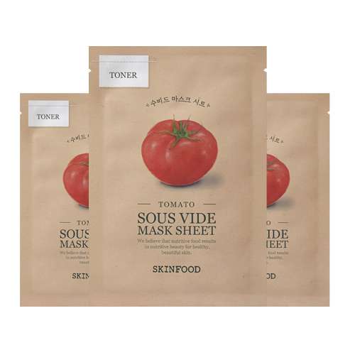 Skinfood: Tomato Sous Vide Mask Sheet - 18ml pack of 3