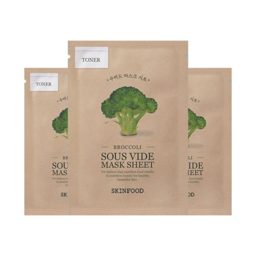 Skinfood: Broccoli sous vide mask sheet 18ml pack of 3