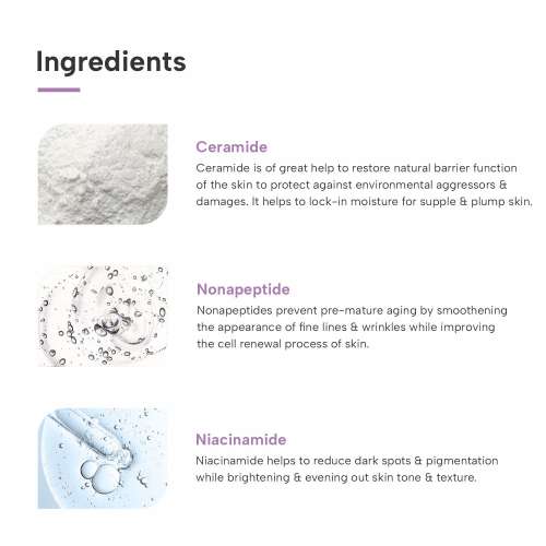 Dermatouch: Ceramide 2% Multi Peptide 1% Niacinamide 5% Serum 18ML