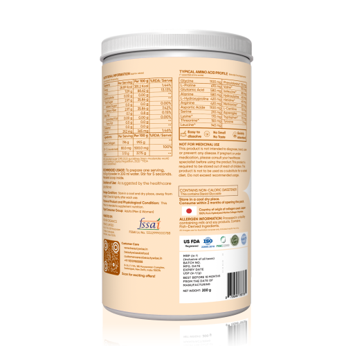 Beautywise: Advanced Collagen Peptides ( Unflavoured ) 200gm