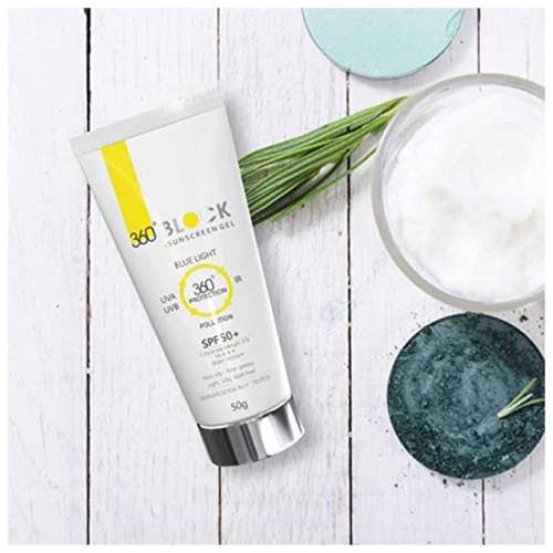 Ethiglo: 360 Block Sunscreen Gel SPF 50+ 50gm