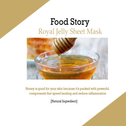 Orjena: Natural Moisture Royal Jelly Mask Sheet 23ml Pack of 3
