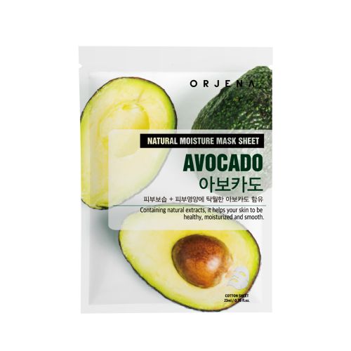 Orjena: Natural Moisture Avocado Mask Sheet 23ml Pack of 3