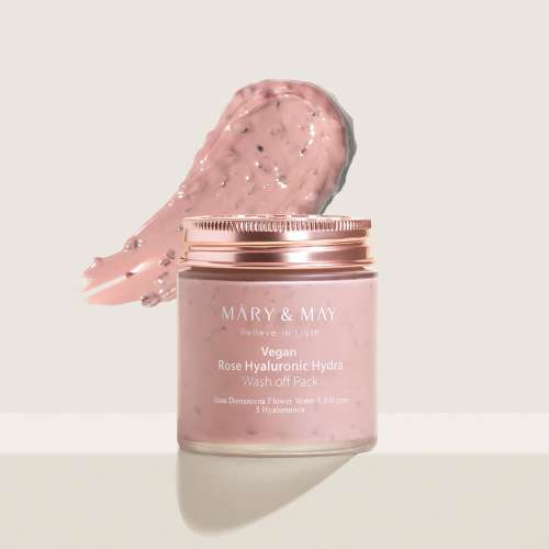 Mary&May: Rose Hyaluronic Hydra Wash off Pack 125g