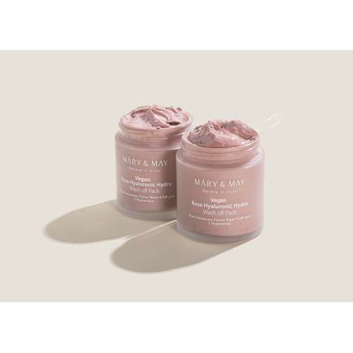 Mary&May: Rose Hyaluronic Hydra Wash off Pack 125g