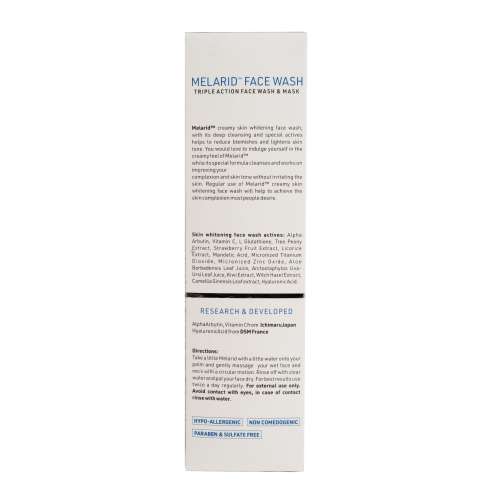 YUDERMA: Melarid Face wash - Triple action 2in1 Face wash & Mask 100gm