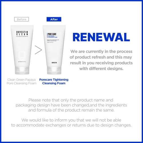 Rovectin: Pore Care Tightening Cleansing Foam 150ml