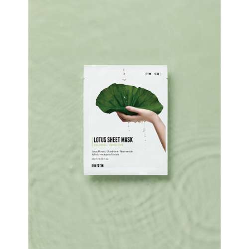 Rovectin: Calming Lotus Sheet Mask 5ea 125ml