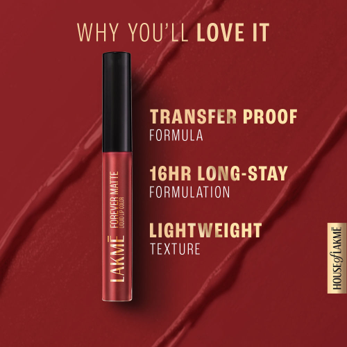 Lakme: Forever Matte Liquid Lip Nude Pink