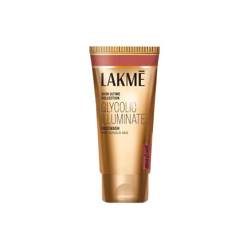 Lakme: Glycolic Illuminate Facewash with Glycolic Acid for Gentle Exfoliation & Illuminated Skin 50gm