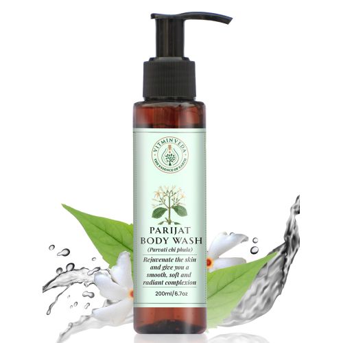 VITMINVEDA: Parijat Natural Shine Body Wash 200ml