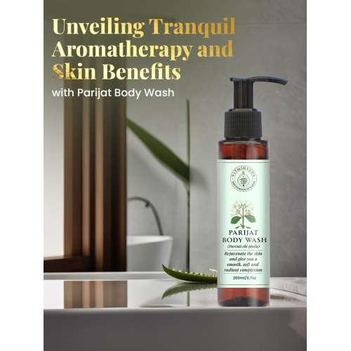 VITMINVEDA: Parijat Natural Shine Body Wash 200ml