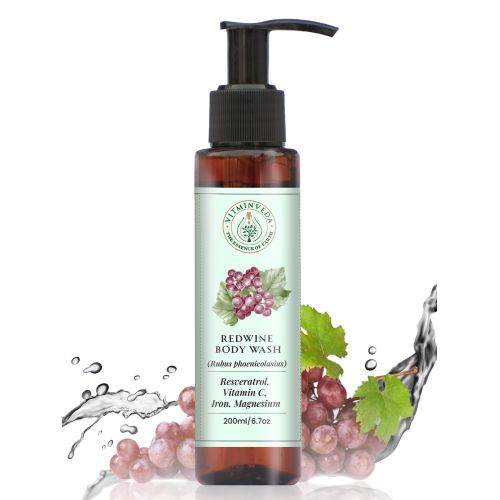 VITMINVEDA: Ravishing Red Wine Body Wash 200ml