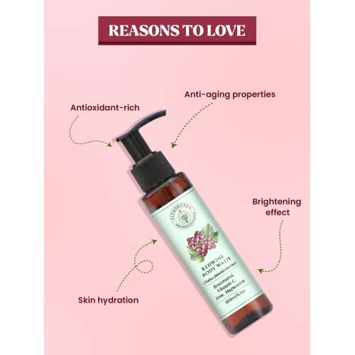 VITMINVEDA: Ravishing Red Wine Body Wash 200ml