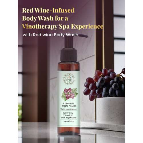 VITMINVEDA: Ravishing Red Wine Body Wash 200ml