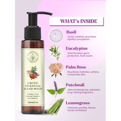 VITMINVEDA: Exotic Essentials Hand Wash 200ml