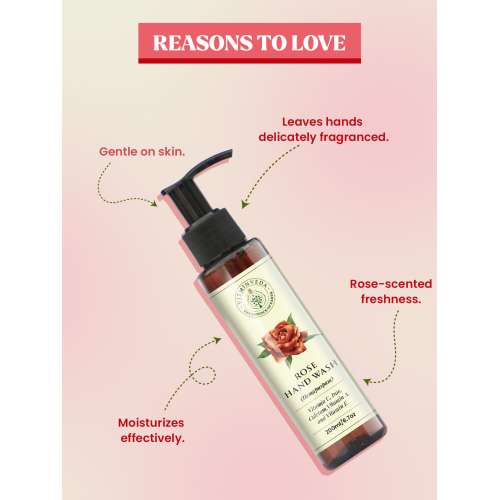 VITMINVEDA: Rose Anti-Bacterial Moisturizing Hand Wash 200ml