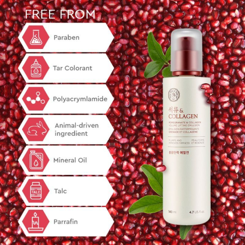 The Face Shop: Pomegranate and Collagen Volume Lifting Emulsion - 140 ml (Unisex)