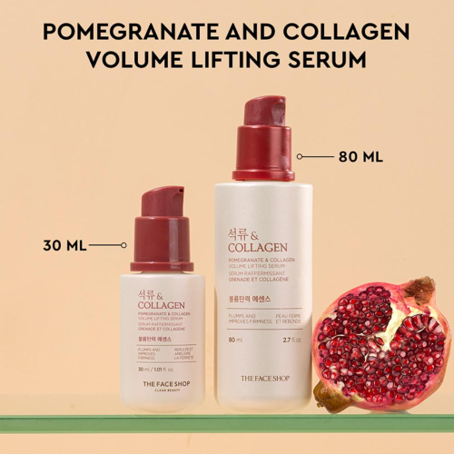 The Face Shop: Pomegranate And Collagen Volume Lifting Serum(30ml)