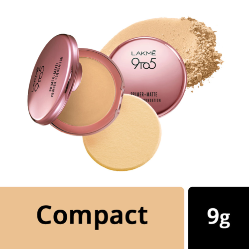 Lakme: 9 to 5 Primer + Matte Perfect Cover Foundation Mini Cool Rose
