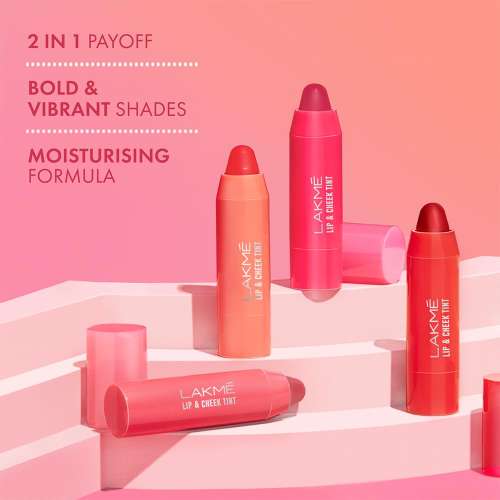Lakme: Lip Love Lip & Cheek Fiery Red