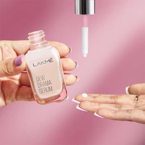 Lakme: Dew Drama Serum 6% Vitamin E & Pro-Ceramide for Skin Barrier & Dewy Radiance 15ml