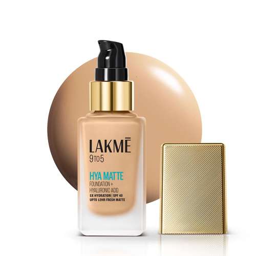 Lakme: 9 to 5 Hya Matte Foundation + Hyaluronic Acid Neutral Light