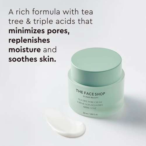 The Face Shop: Tea Tree Pore Cream - 50ml