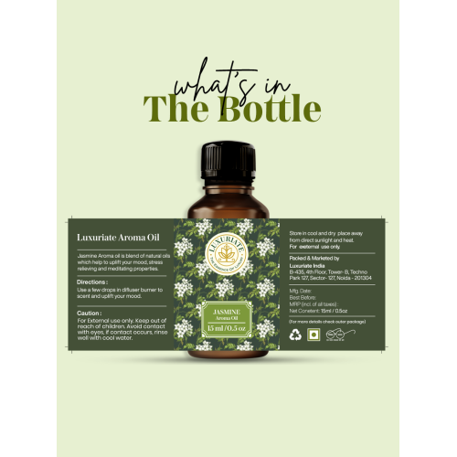 Luxuriate: Jasmine Aroma Oil - 15ml