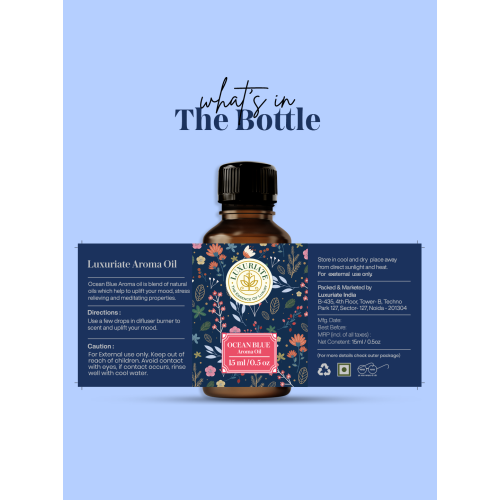 Luxuriate: Ocean Blue Aroma Oil - 15ml