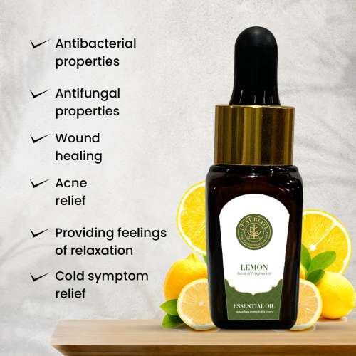 Luxuriate: Lemon Essential Oil - 10ml