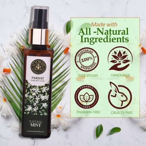 Luxuriate: Pure and Natural Body/Face Parijat Mist Spray-100 ml