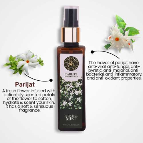 Luxuriate: Pure and Natural Body/Face Parijat Mist Spray-100 ml