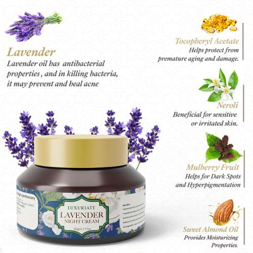 Luxuriate: Lavender Night Cream 50g